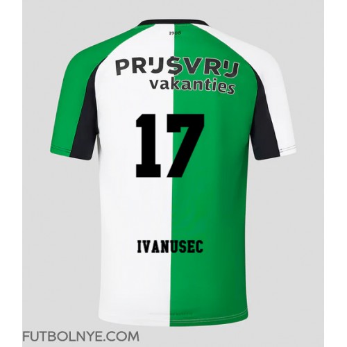 Camiseta Feyenoord Luka Ivanusec #17 Tercera Equipación 2024-25 manga corta